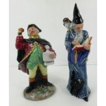 2 x Royal Doulton figures 'Town Crier' (HN2119),