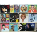 42 x assorted LPs - Elvis Presley and Barry Manilow