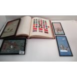 A stamp album featuring mainly 20th century World Stamps,