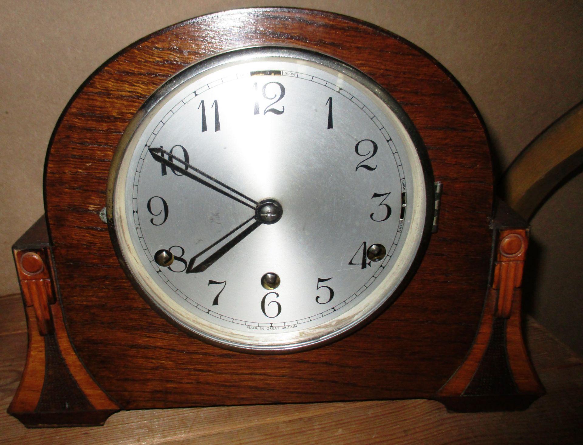 Wesminster Chime British Anvil mantel clock by Perivale of London