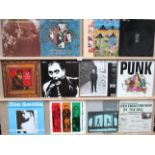 Approximately 84 LPs - punk, rock, newwave mainly 70s-90s - The Jam, Talking Heads, Simple Minds,