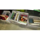 Contents to 4 boxes - books on cookery, furnishings, educational, etc - please note,