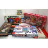 A Tomy Hobby Girl knitting machine, Board Games including Mastermind, Down Fall,