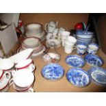 39 x piece Myott "Royalty" tea service, quantity of blue and white china,