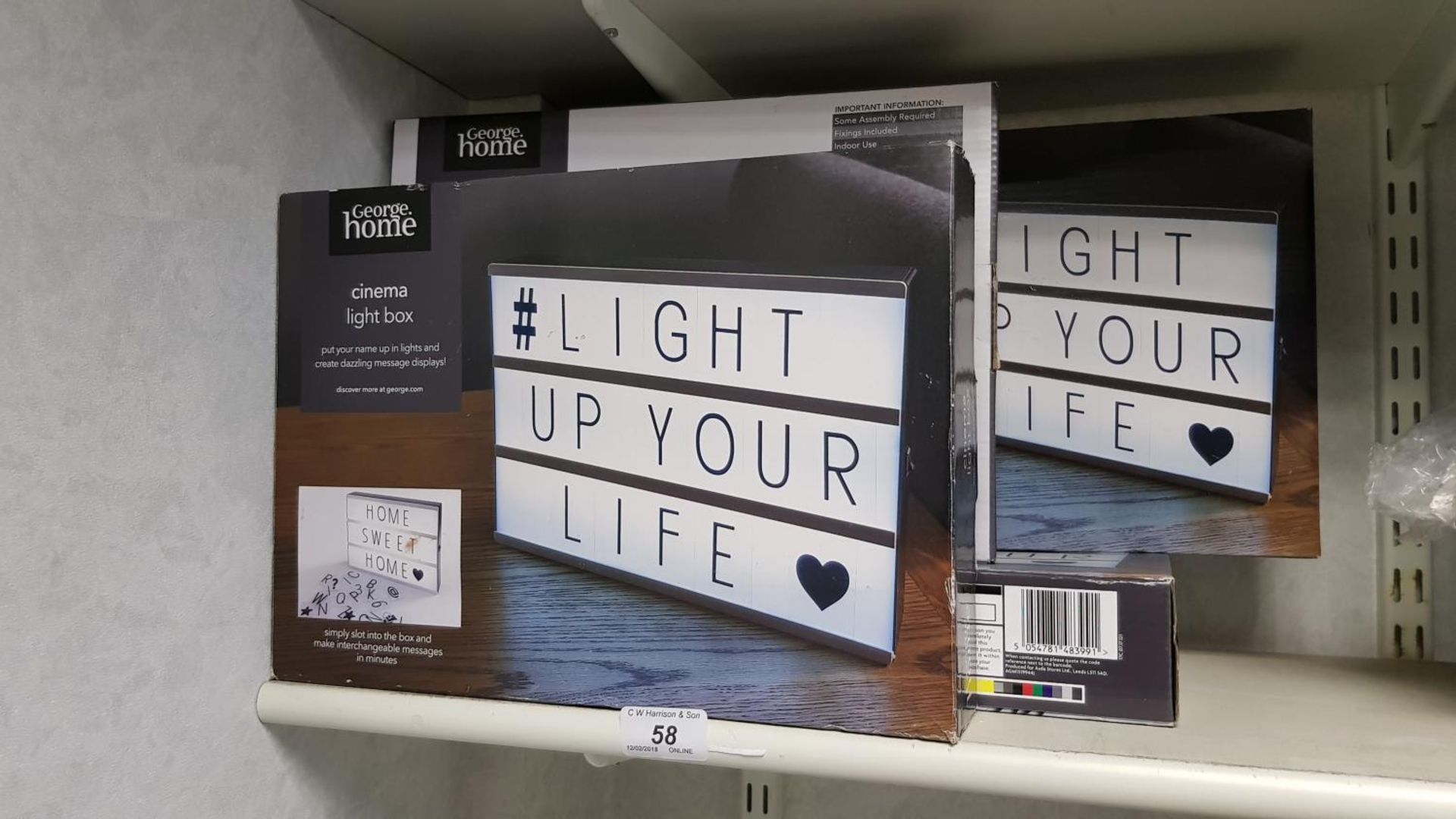 (4x) Light Up Your Life Cinema Light Box