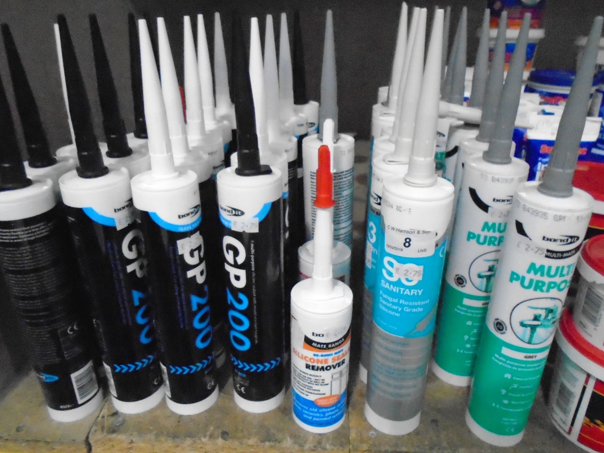 40 x assorted tubes of multipurpose sealant