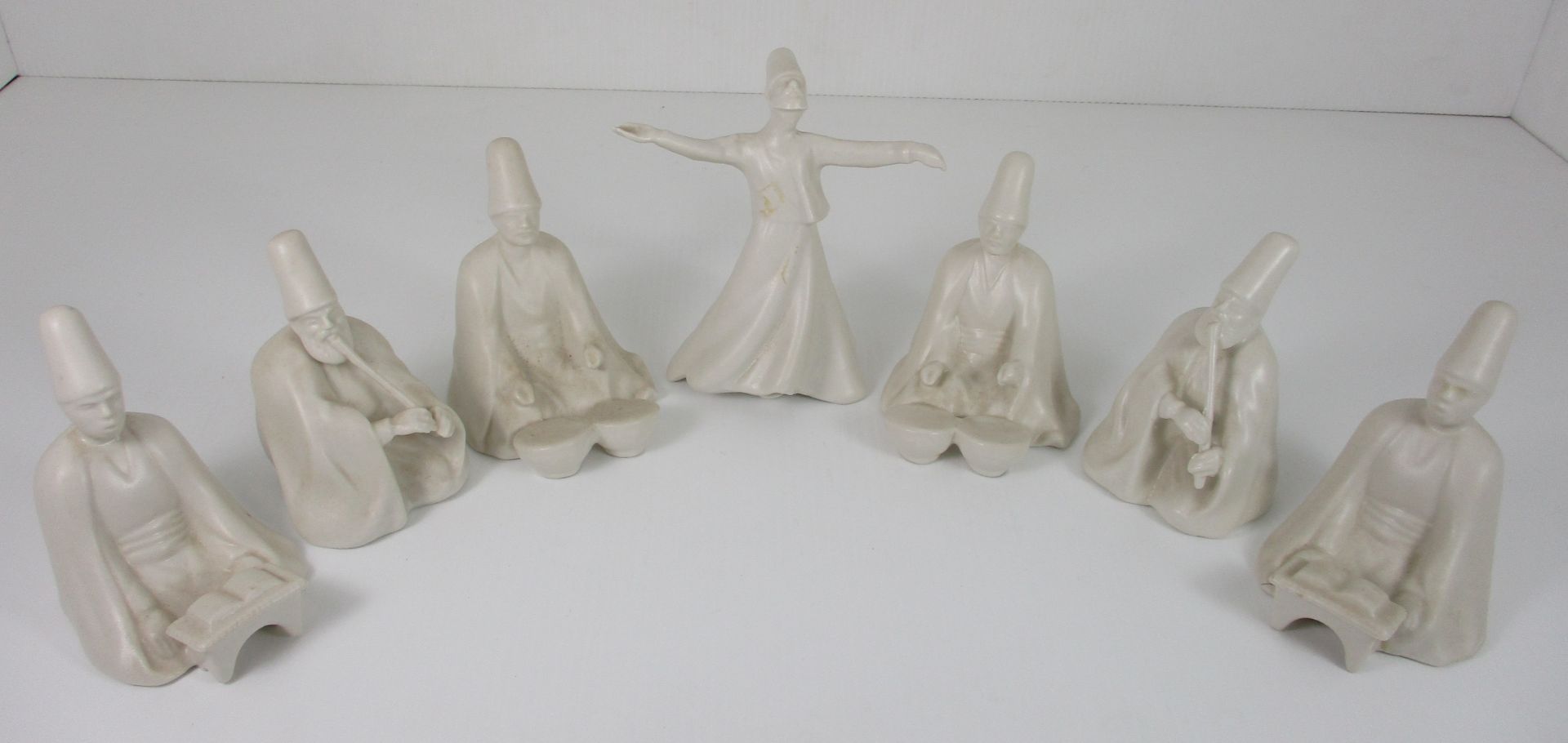 Seven YPS white porcelain Middle Eastern band figures [7] Further Information There