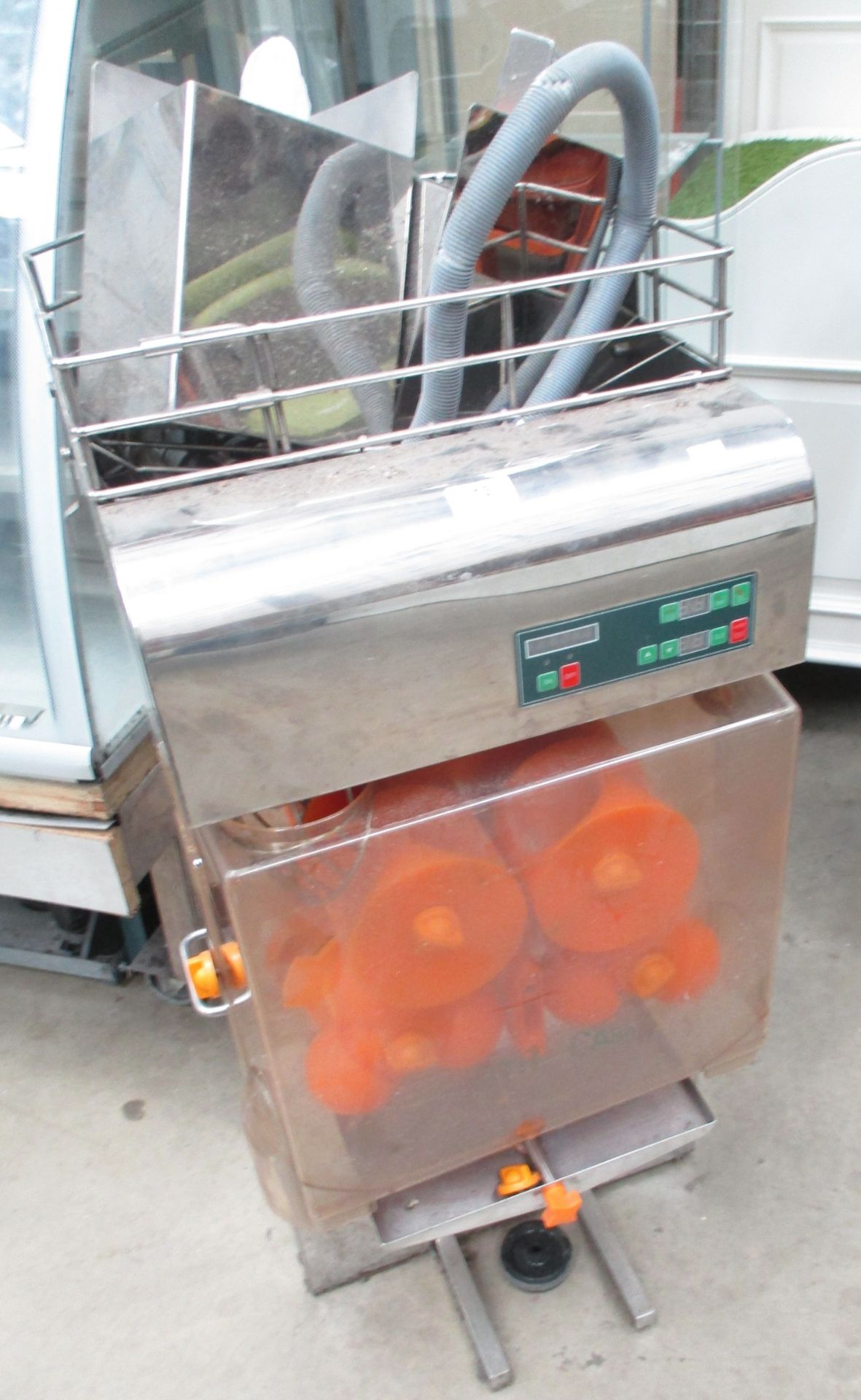 A Citrocasa 700XB stainless steel orange press juice machine - 240v - not working
