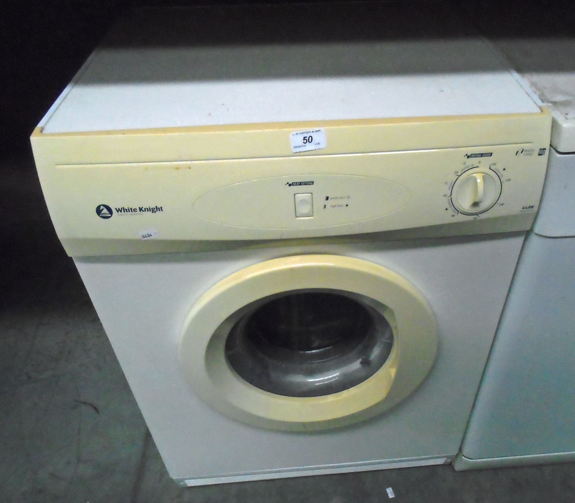 A White Knight 44AW tumble drier