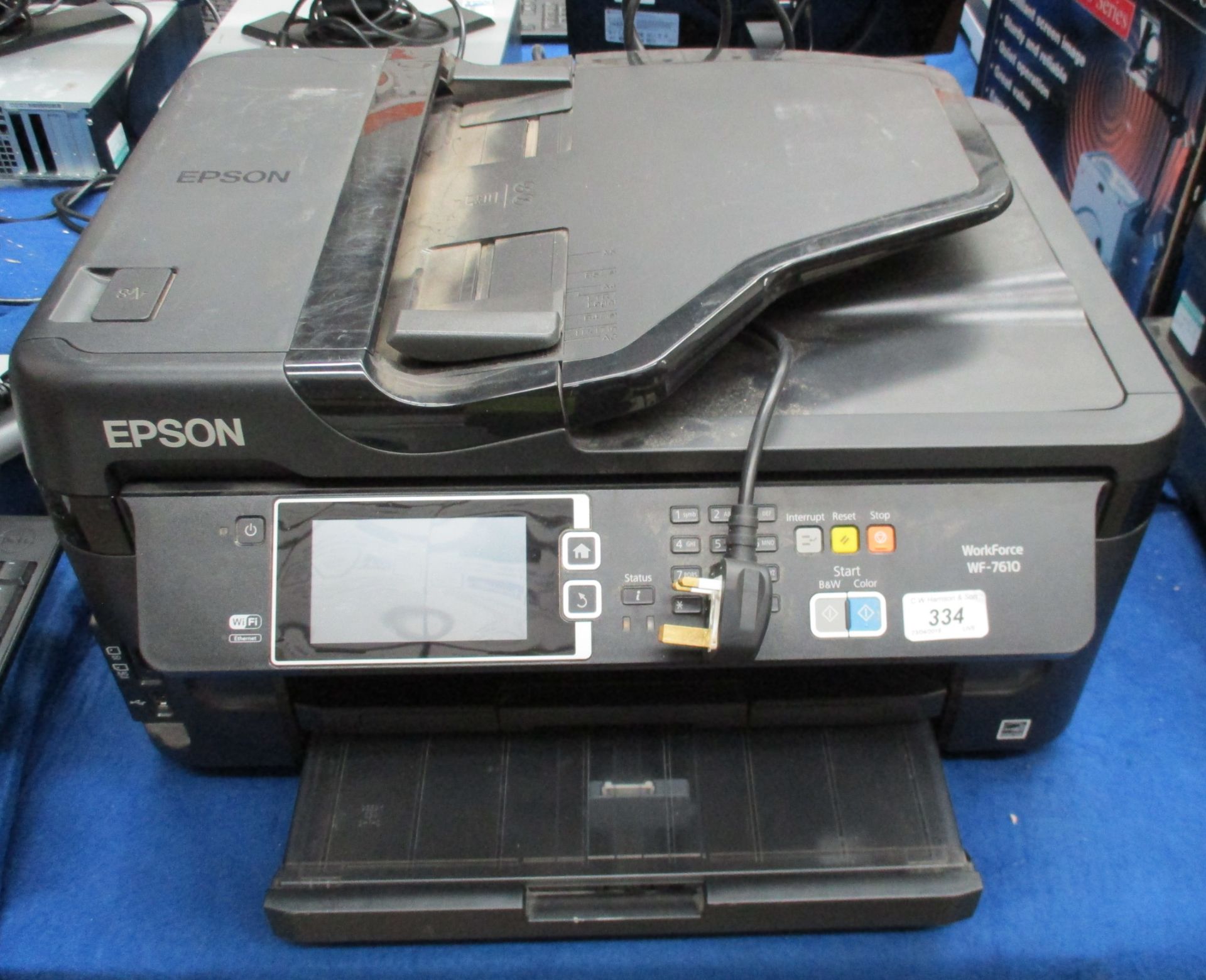 An Epson Workforce WF-7610 all in one printer