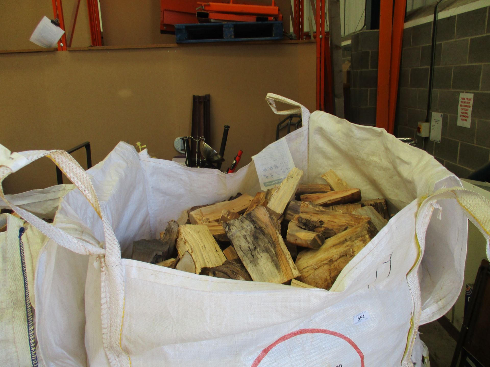 Contents to a large builders sack - extra dry mature fire logs