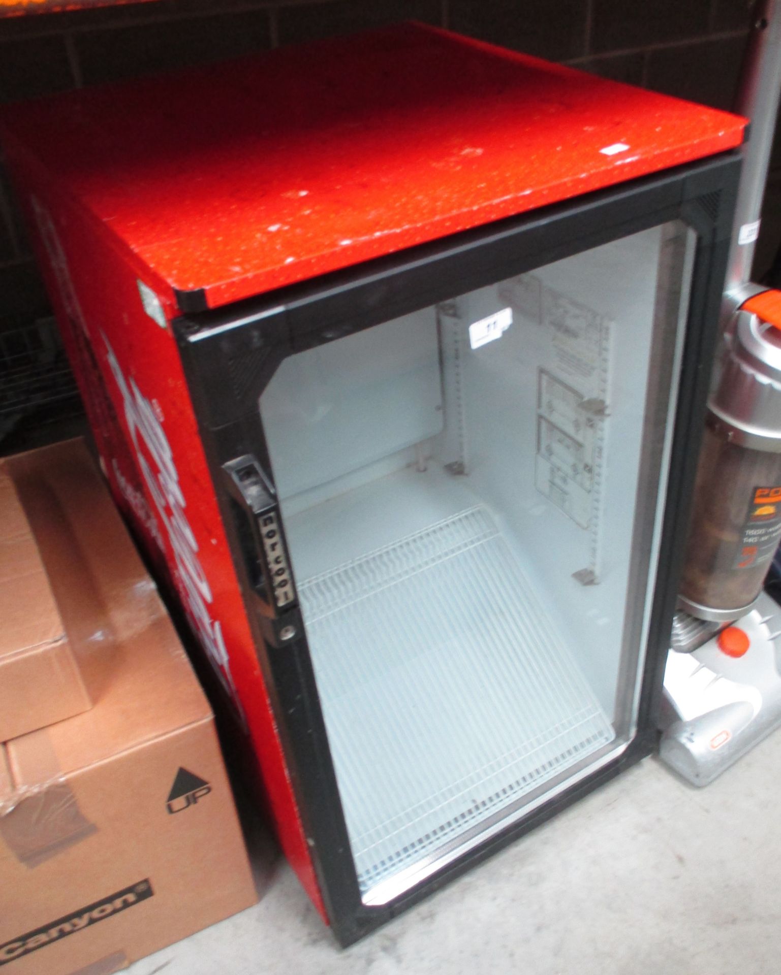 A Norcool Super S under-counter Coca-Cola display chiller