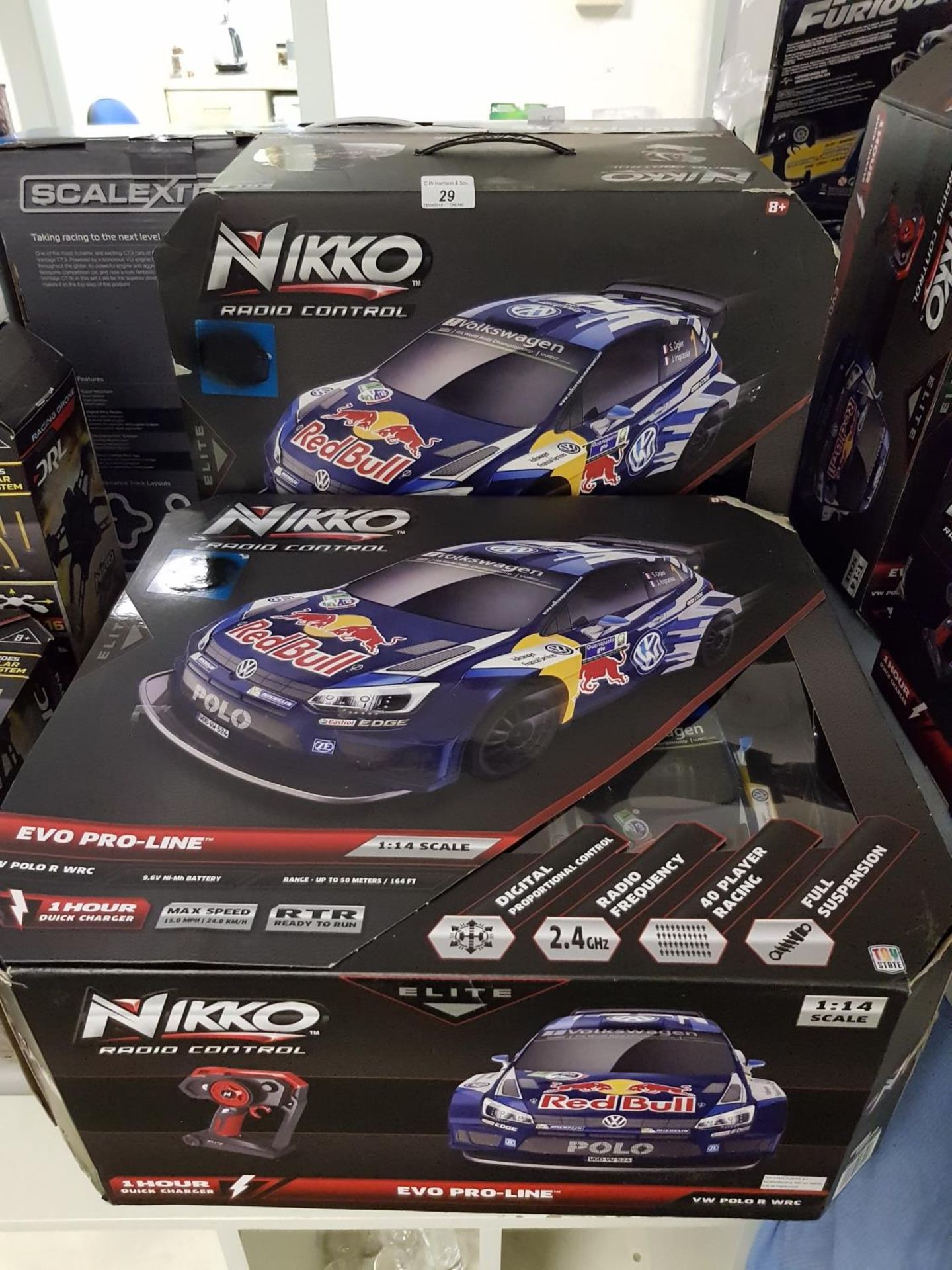 (2x) Nikko Radio Control Evo Pro Line Car