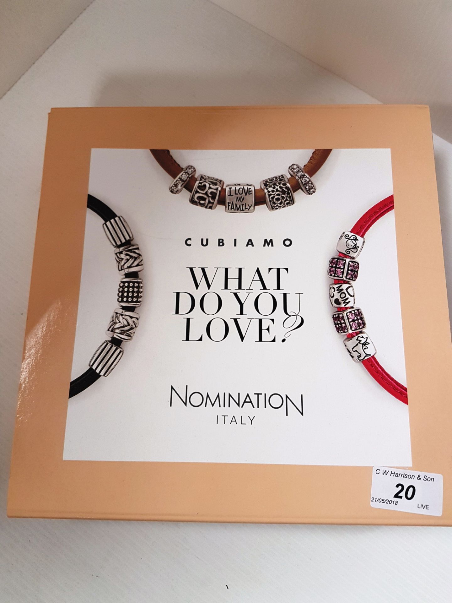 Box of Cubiamo Charms by Nomination Italy - including 52 cubes/charms (RRP £24-£37 each) and 14 x