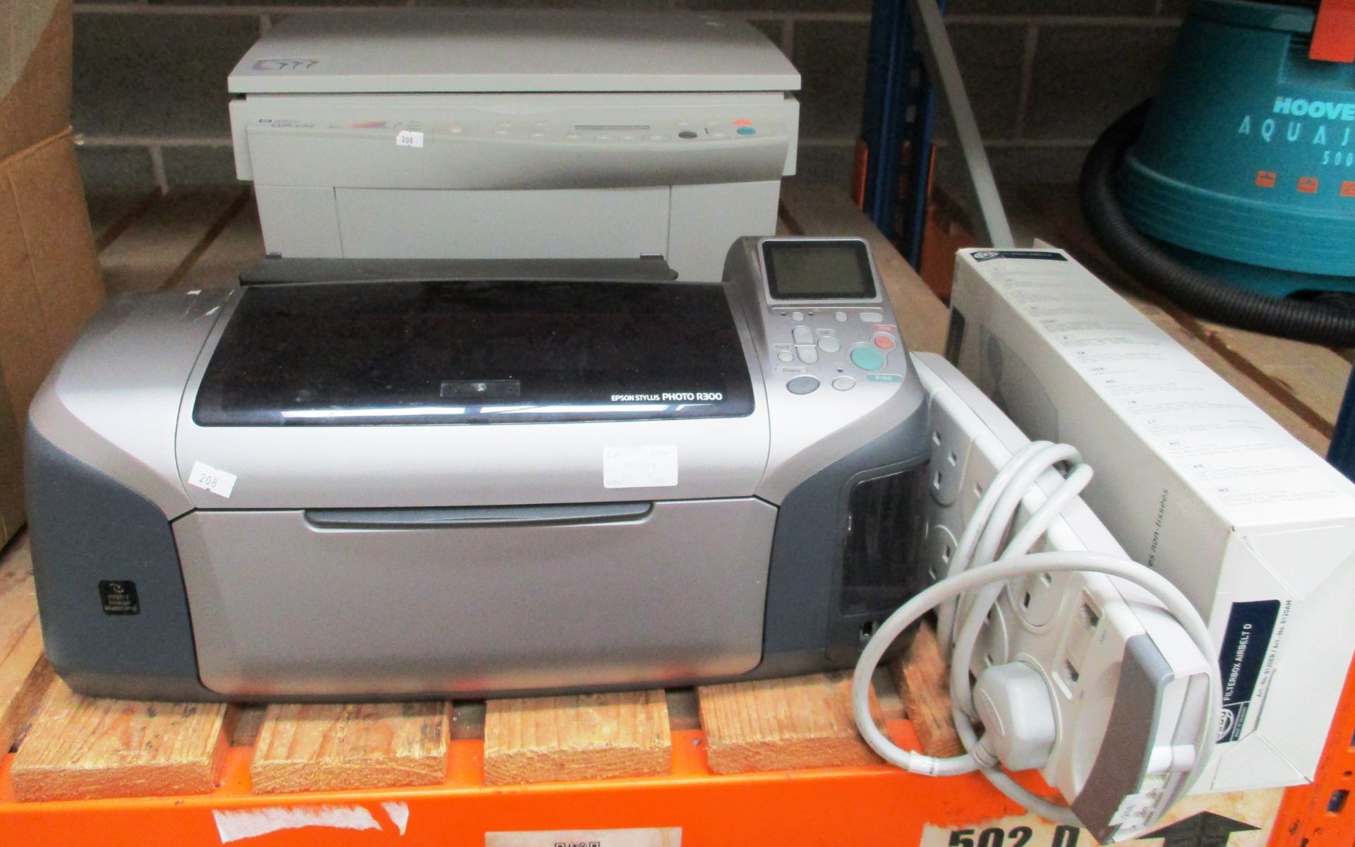 3 x items - 2 x office printers and a 240v extension cable
