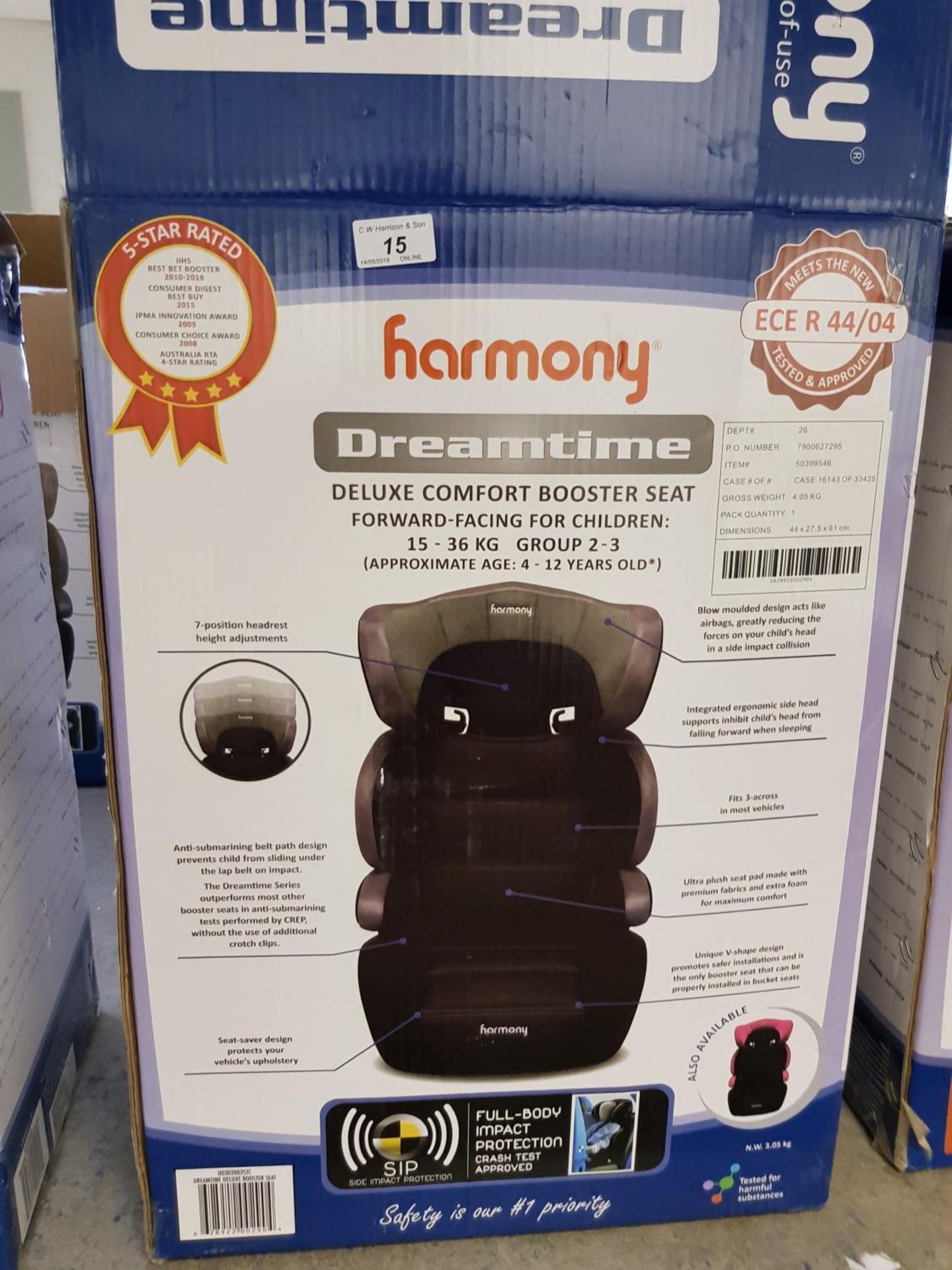 Harmony Dreamtime Deluxe Comfort Booster