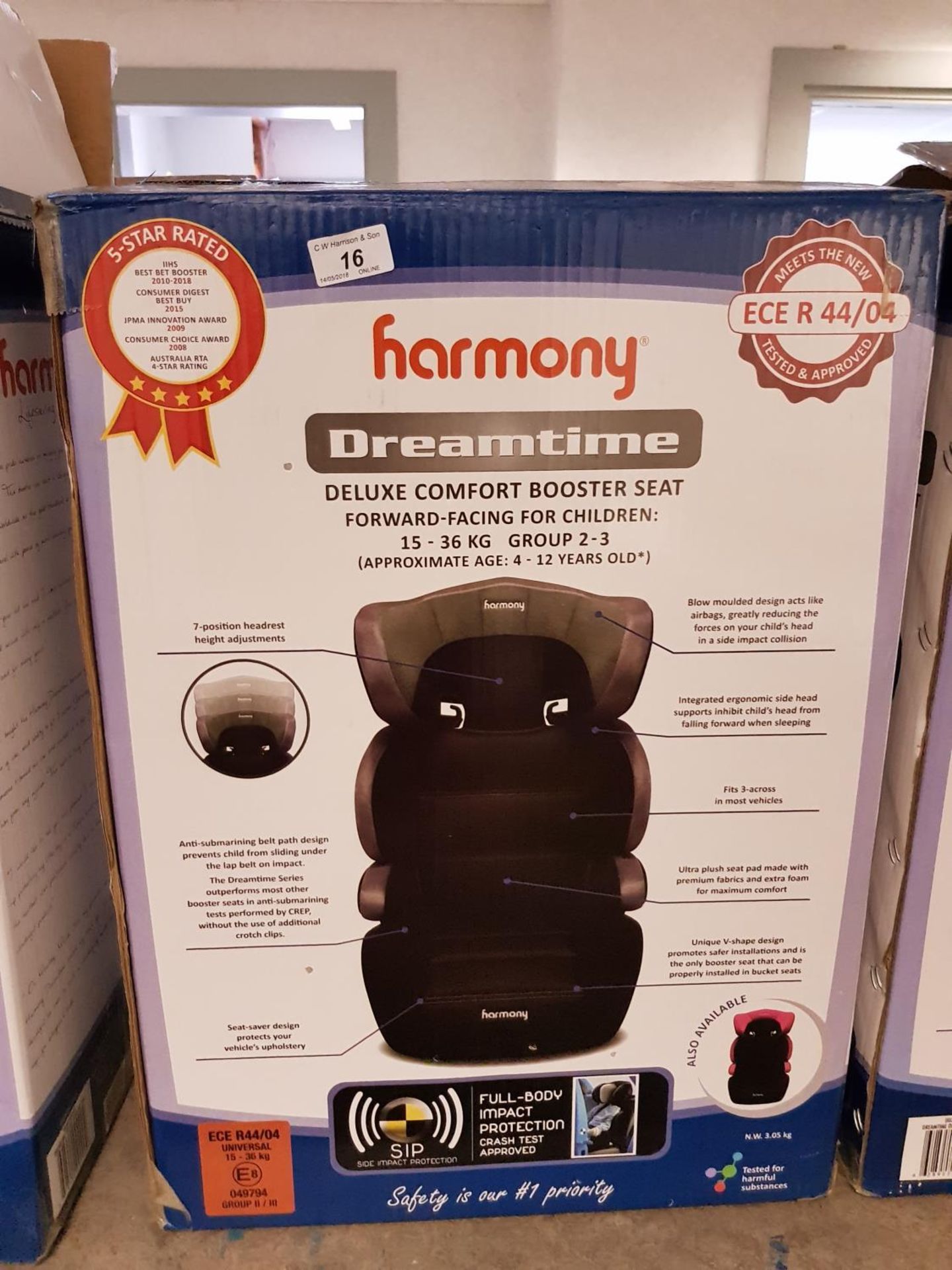 Harmony Dreamtime Deluxe Comfort Booster