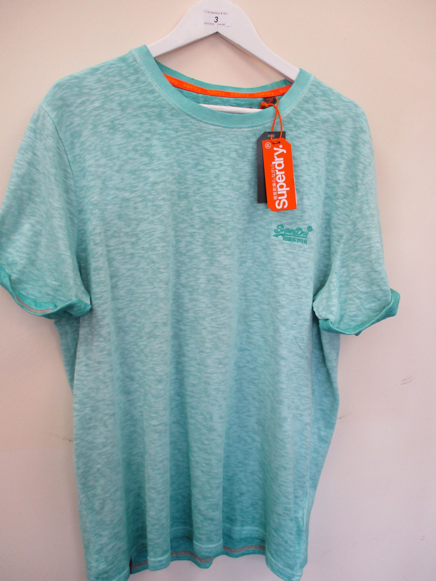 Superdry t-shirt - blue/green - 3XL RRP £23