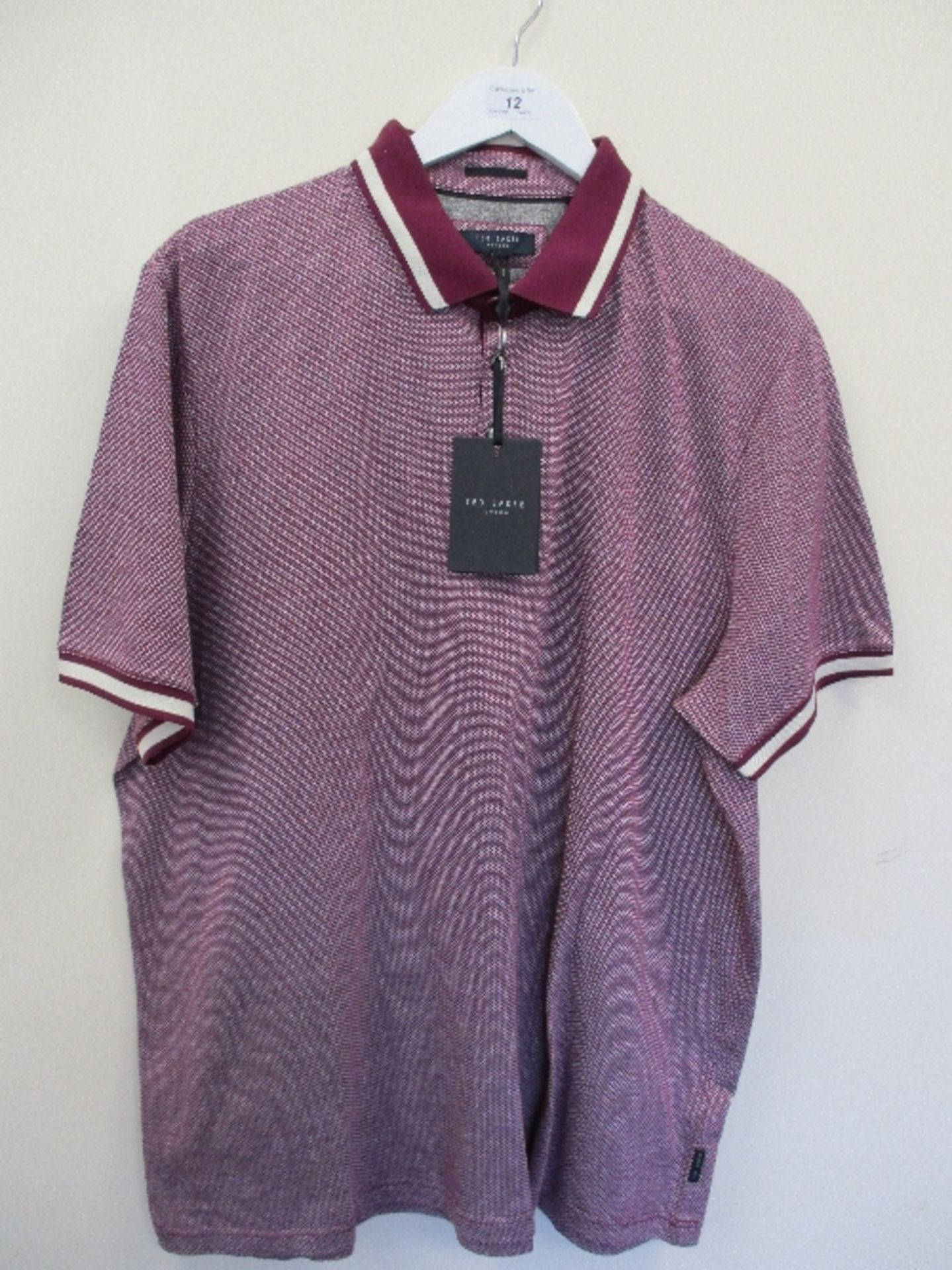 Ted Baker polo shirt - purple - small RRP £69
