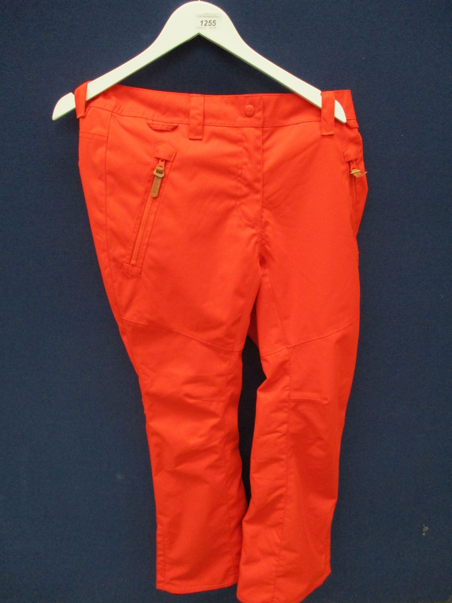 A pair of West Beach Dover ski trousers in orange size M RRP £120