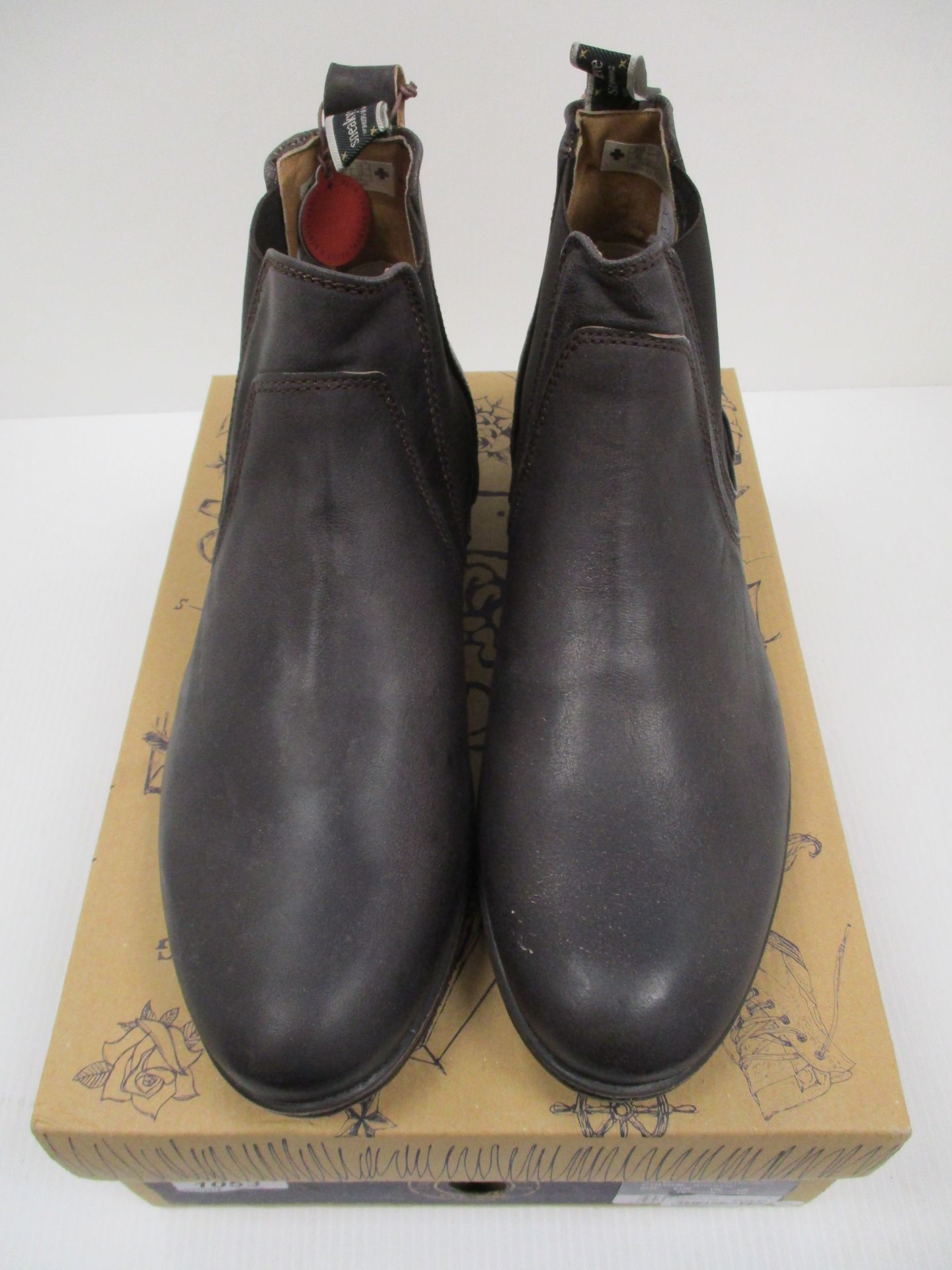 Sneaky Steve brown leather boots - size 9 - r.r.p.