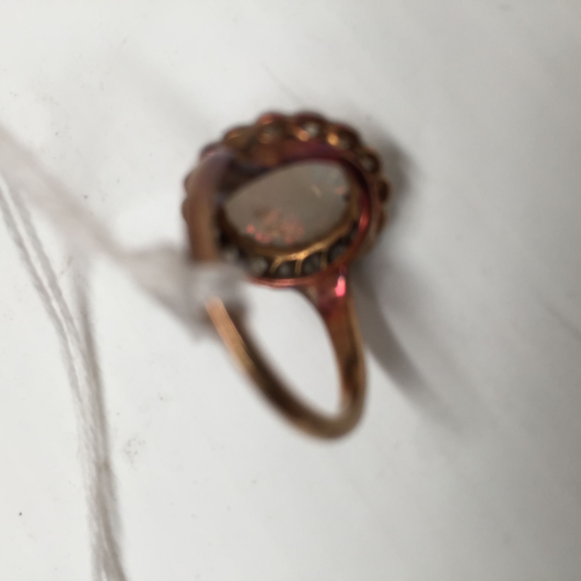 18ct gold opal stone ring [approximate weight 5. - Image 8 of 11