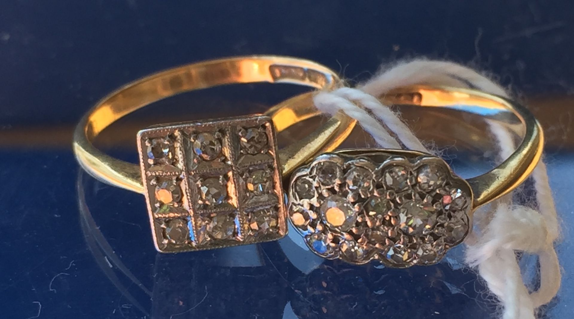 Two 18ct gold diamond rings [total approximate weight 4. - Image 5 of 7