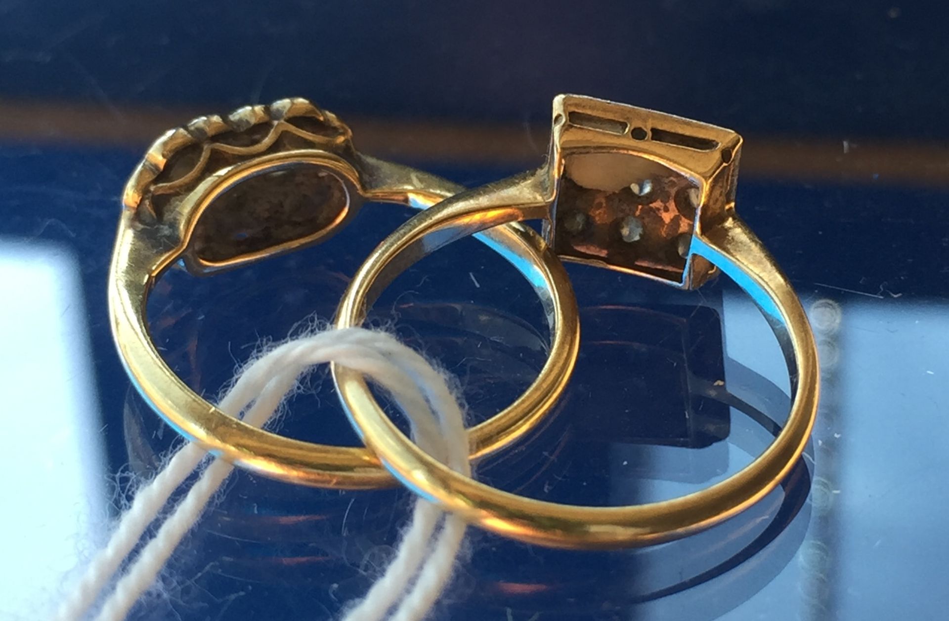 Two 18ct gold diamond rings [total approximate weight 4. - Image 4 of 7