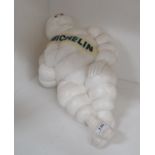 White plastic Bibendum Michelin man vehicle advertising mascot 46cm