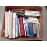 Contents to box - books on antiques, Ladybird children's books, etc.