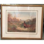 Archibald Thorburn limited edition print, 'Watched from Afar' 18/500. pub.