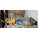 Contents to tray - Canisy crystal coffret,