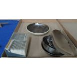Contents to part of tray - John Davey Scotland 1971 art pottery bowl, casserole dish,