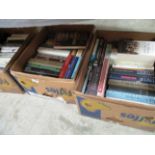 Contents to 4 boxes - a quantity of assorted books,