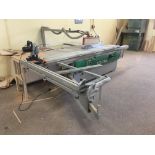 LAZZARI JUNO 3000i PANEL SAW, 3m travelling bed, serial no.