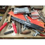 Contents to tray - hand saws,