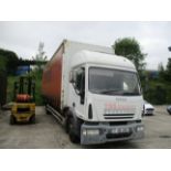 IVECO EUROCARGO 5880cc CURTAINSIDER - diesel - white/orange Reg No FJ06 LMU Rec Mil ? 1st Reg 03.