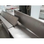 2 x stainless steel shelves