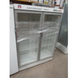 A Kang Ting double glass door food chiller cabinet - 240v