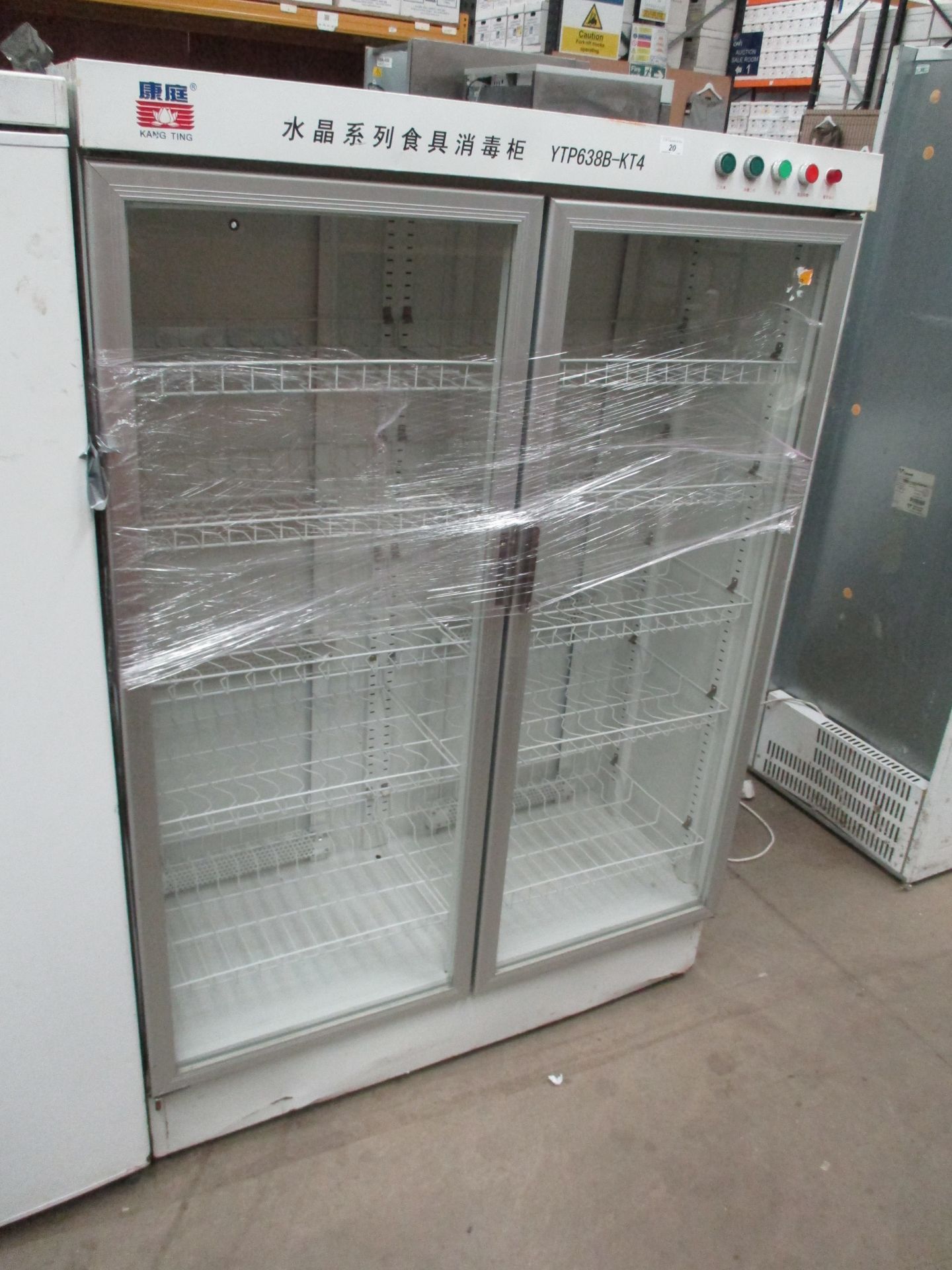 A Kang Ting double glass door food chiller cabinet - 240v