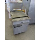 A Falcon stainless steel commercial gas deep fat fryer