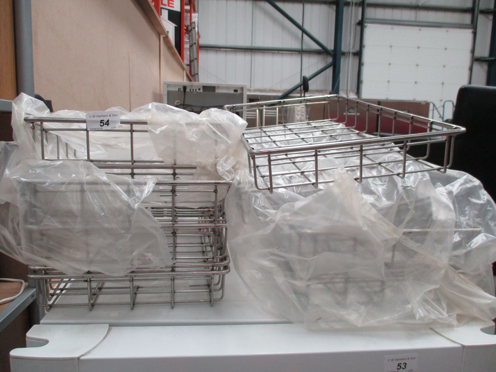 10 x metal wire baskets