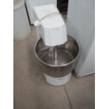 A Hornbe Mix Master commercial food mixer - 240v with stainless steel bowl