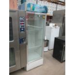 A Husky single glass door bottle display chiller (not working - not run)