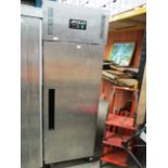 An Apollo AGNRU1 stainless steel single commercial fridge