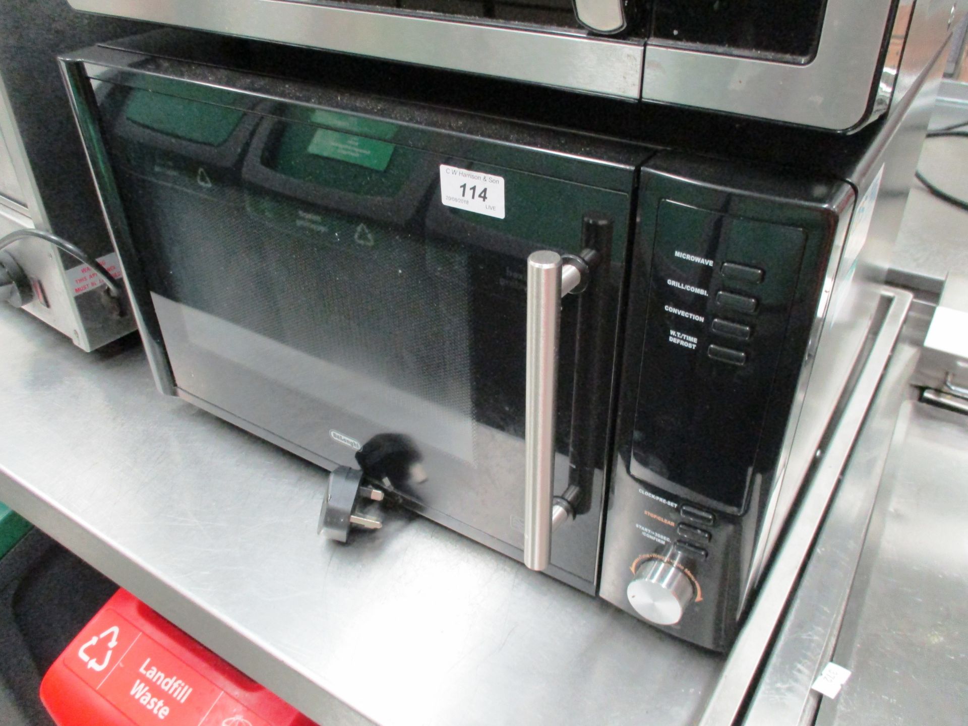 A Delonghi microwave oven