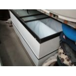 A Congelader double glass sliding top chest freezer 200cm
