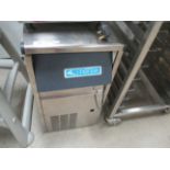 A Norpe stainless steel ice machine