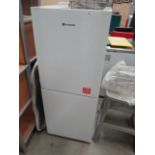 A Hoover white upright fridge/freezer