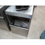 A Class EQ Duo 750 stainless steel commercial glass washer (as seen)